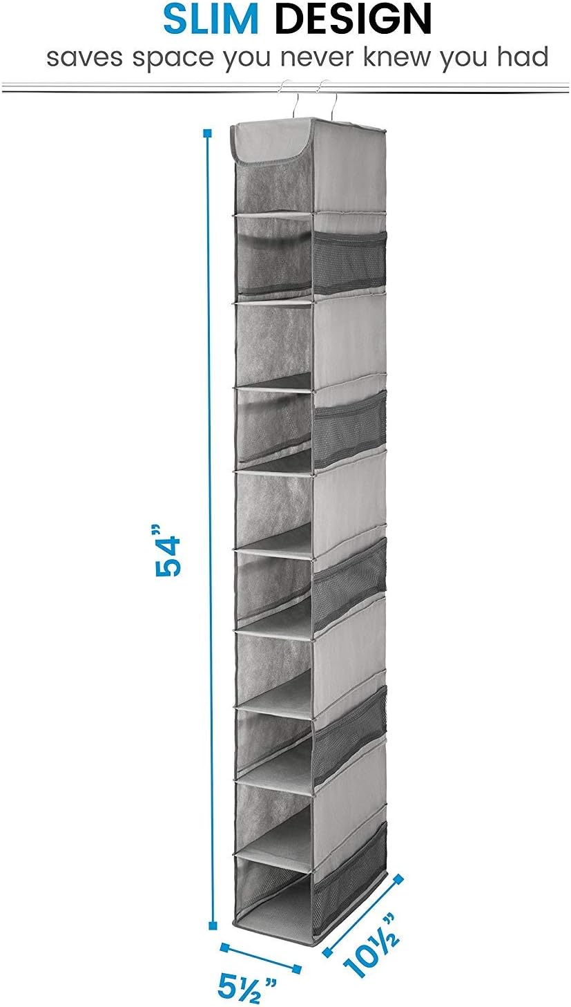 kids shoes organizer on 10 Pockets Super Easy Assembly Collapsible Hanging Shoes Storage Organiser Zober Premium Shoe Storage 10 Hanging