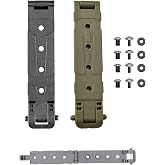2 Pack Molle Clips Attachments Accessories, Molle Adapter Holster Clips Quick-Release Tactical Gear Mount for Knife Sheath, Holster, Mag Pouch, Molle Vest &amp; Gear, Scabbard