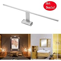 Applique Murale LED Salle De Bain 9W/12W - Éclairage Miroir étanche, Dimmable, Acier Inoxydable, 3 Couleurs Réglables, 40/55 Cm - 5