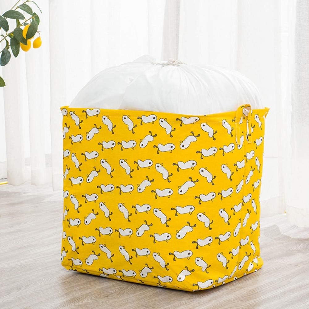 WYMBM Canasta De Almacenamiento De Algodón Y Lino Bolsa De