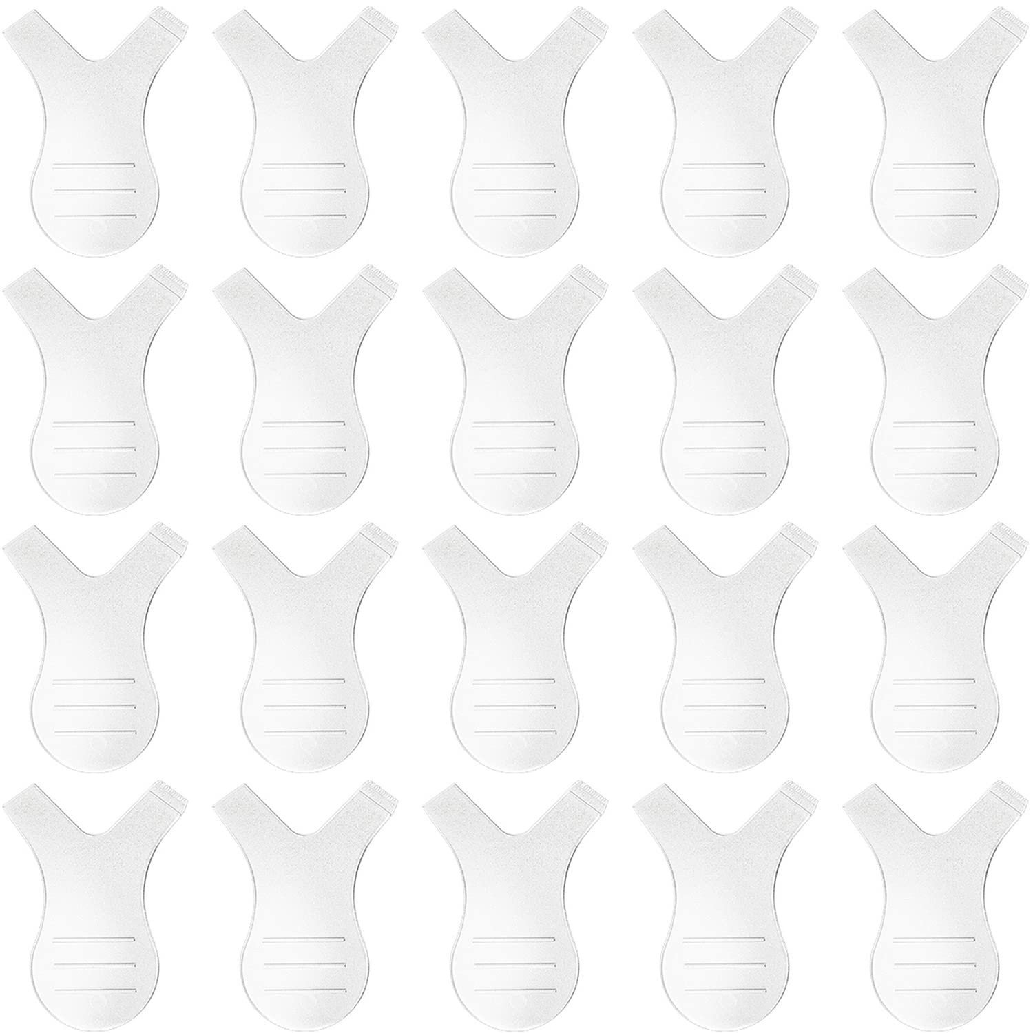 20 Pack Y Lash Lift Tool Y Shape Eyelash Brush Lash Lift Brush Silicone Grafting Eyelash Lift Brush for Eyelash Extension Clean up