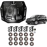 Engine Splash Shield Fit for Honda CR-V 2007 2008 2009 2010 2011 2012 2013 2014 Engine Case Guard Under Cover Compatible with CRV Front Engine Guard Mud Flaps