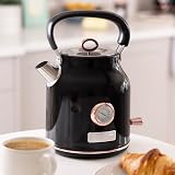 Charles Bentley Kettle And Toaster Set Black Gold 1.7 L Kettle 4 Slice Toaster view 3