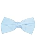 TheDapperTie Young Boy's Baby Blue Pre-tied Clip On
