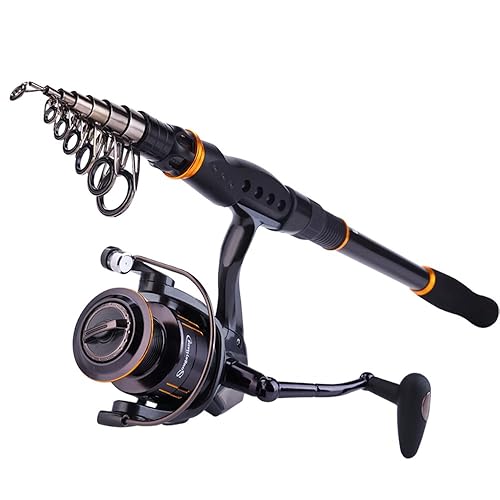 Sougayilang Fishing Rod Reel Combos, Collapsible Telescopic