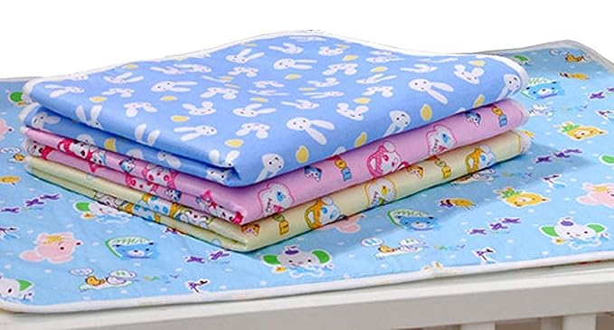 Fareto Nappy Changing Mat/Sleeping mats/Water Proof Bed Protector with Foam Cushioned for