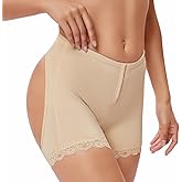 Jinnhelun Butt Lifter Shapewear Boy Shorts, Adjustable Hip Enhancer Body Shaper Control Panties for Women