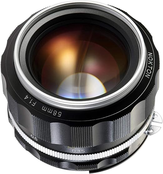 Voigtlander Nokton 58mm F 1 4 Sl Ii S Ai S Lens Silver Camera Photo Amazon Com