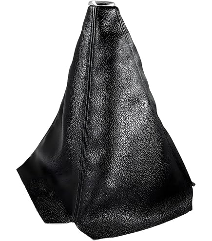 Shifter Boot Universal PU Leather Shift Boot Retainer Stick Shift Sleeve Gear Shifter Boot Gear Gaiter Cover Black Bright Red Stitch I5070850666