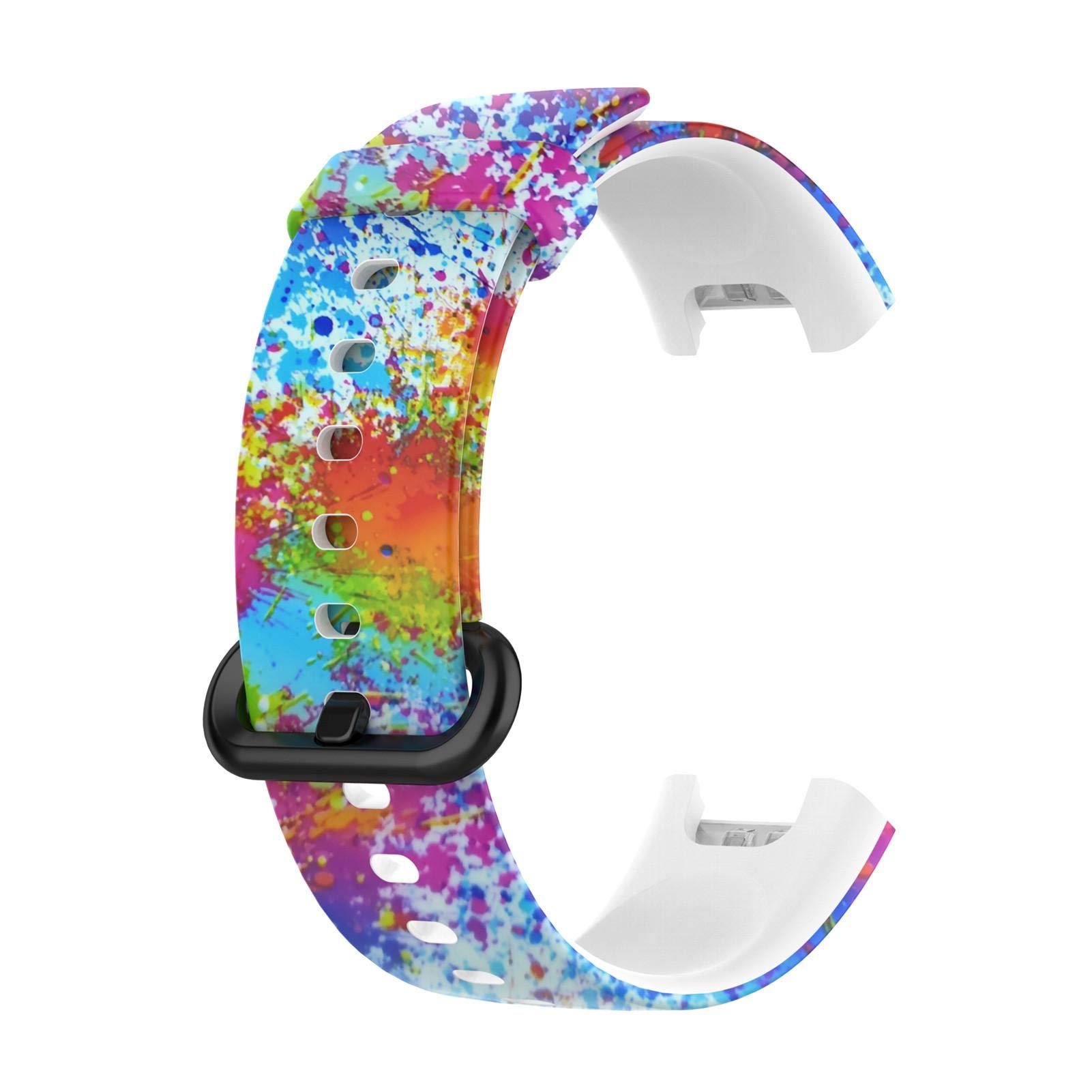 HAOXU (Unprocessed knowledge) (explosion) Compatible for xiaomi mi Watch Lite/Redmi Watch Lite smart watch replacement table with print silicone wristband colorful ink code