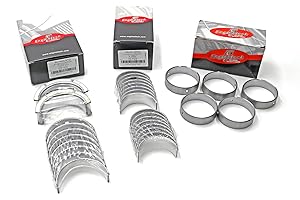 REDLINE ENGINE SUPPLY ENGINETECH Bearings Kit | Main Bearings | Rod Bearings | Cam Bearings | Fits 1997-2003 Chevrolet GMC 5.7L 4.8L 5.3L 6.0L Gen3 LS Engines (STANDARD SIZE)