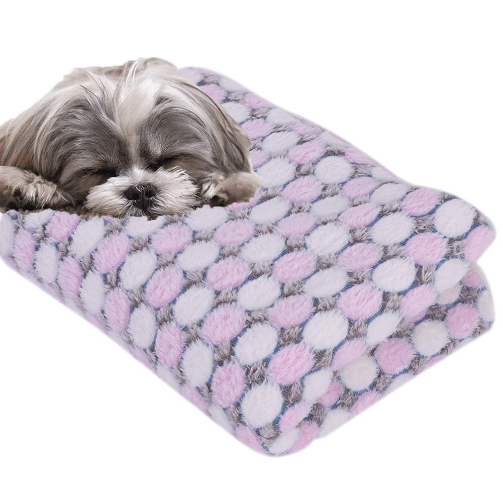 Large Luxury Pet Throw Blanket Dog Fleece Blankets and Throws Super Soft Fluffy Puppy Blanket Durable Dog Cat Blanket for Dogs Puppy Doggy Cats Extra Large Pets Washable Premium Fleece, 100 x 80 cm