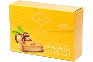 Diamond Bakery Hawaiian Shortbread Macadamia Nut Cookies, Lilikoi 4 ounce (113g)