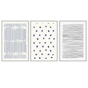 signwin 3 Piece Framed Canvas Wall Art Colorful...