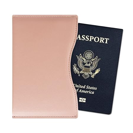 Fintie Reisepasshülle - Ultra Schlank Premium Kunstleder Reisepass Schutzhülle Passhülle Halter Brieftasche mit RFID Blockier