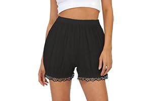 COOUFE Women's Cotton Shorts Lolita Pumpkin Bloomers Victorian Kawaii Short Pants for Cosplay Casual Wear