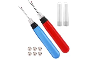 2pcs Seam Ripper with Led Lighting, Precision Cutter Sewing Tool Led Lighted Seam Stitch Ripper for Hand Quilting Sewing Knit