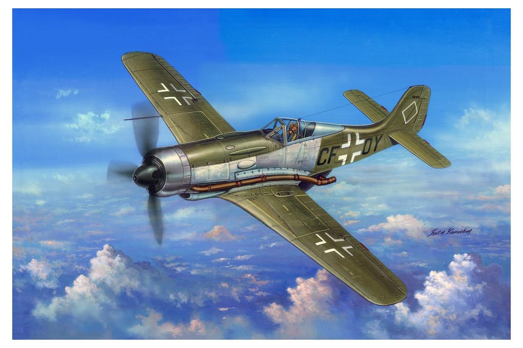 Hobbyboss 81747 "FW 190 V18 Plastic Model Kit, 1:48 Scale