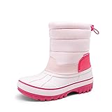 DREAM PAIRS Boys Girls Snow Boots Water-Resistant