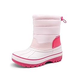 DREAM PAIRS Boys Girls Snow Boots Water-Resistant