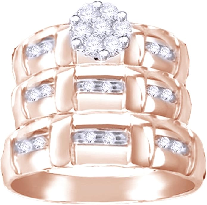 Jewel Zone US White Natural Diamond Engagement and Wedding