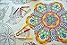The Coloring Table – Mandala Design – XL Rectangle Tablecloth - Fabric Coloring Tablecloth - Colorable Designs – Washable and Reusable – Coloring Activity for Children and Adults