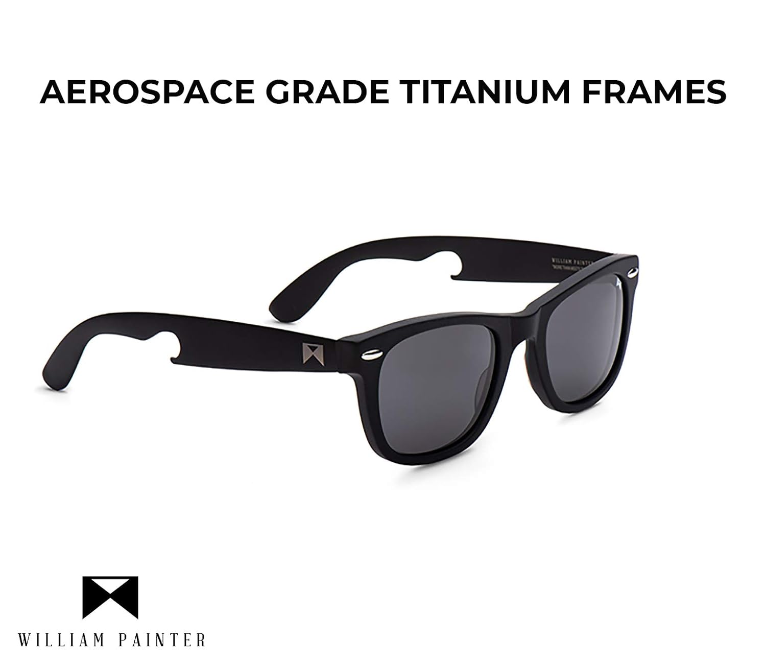 titanium wayfarer sunglasses