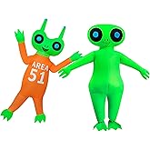 ZYJ-AWASA 2 Packs Inflatable Alien Costume Halloween Costume Christmas Costume for Adult/Halloween/Christmas Party/Carnival