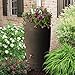Algreen Products Athena Rain Barrel 80-Gallon, Brownstone