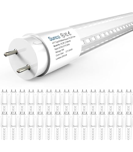 Sunco 30 Pack T8 LED Bulbs 4 Foot, 48 Inch Tube Light Bulbs