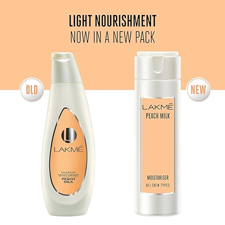 lakme peach milk moisturizer 200ml price