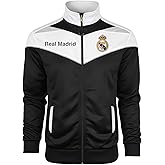 Real Madrid Legacy Track Jacket – Adult Sizes, Official R. Madrid Zip-Up Training Jacket