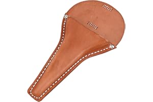 Leather Tool Pouch Organizer for Scissors, Pliers & Small Hand Tools – Belt Loop Holster for Electricians, Welders & Garden D