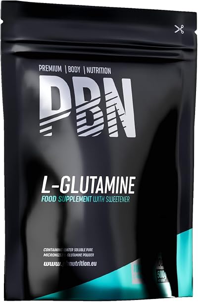 Premium Body Nutrition L-Glutamine 500g Pouch 100 Servings
