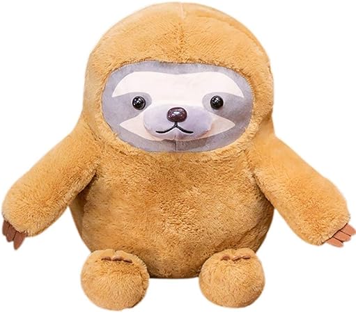 Amazon ぬいぐるみ かわいい ナマケモノ バックパック 人形 萌え萌え 癒し系 おもちゃ もこもこ 抱き枕 柔らかい クッション 飾り物 添い寝 インテリア雑貨 プレゼント ブラウン 28 35 40cm ぬいぐるみ おもちゃ