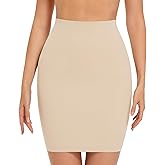 ONEW Shapewear Slips For Under Dress Half Slip Dress Tummy Control Seamless Slip Skirt Body Shaper For Women