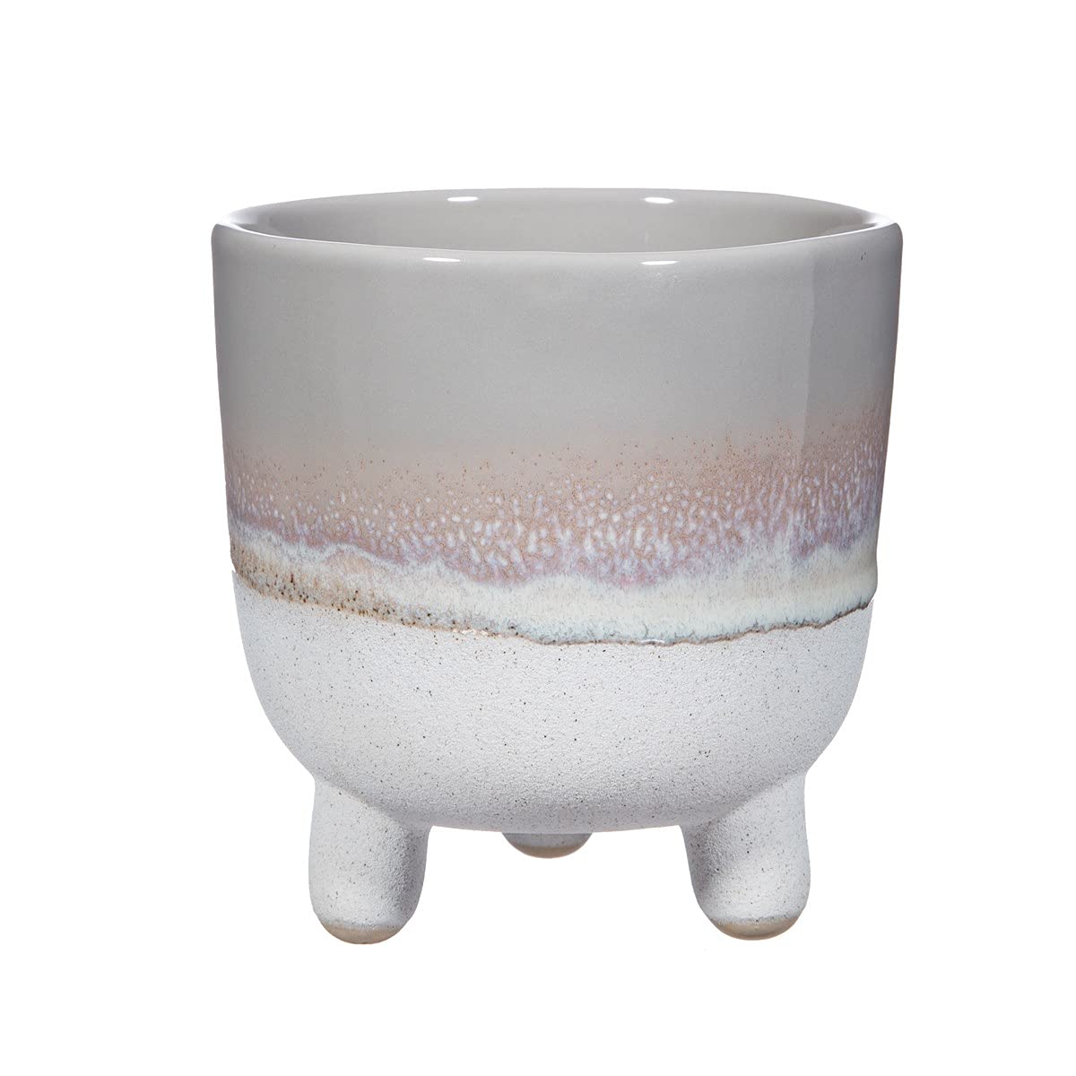 Sass & Belle Mojave Glaze Grey Large Planter on Legs