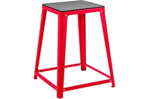 GUDESEN Plyometric Boxes 12/18/24/30 Inch Steel Plyo Box Fitness Exercise Jump Box for Home Gym Plyometric Jumping Exercises/Black Or Red