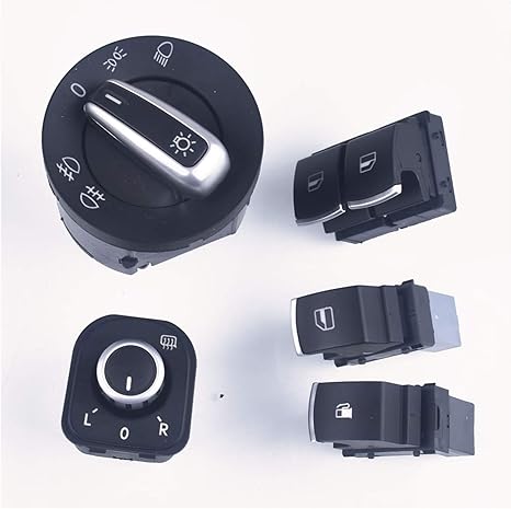 Amazon Co Jp Development Vw Eosゴルフmk5 Mk6 Gti Sciroccoポロウサギ2ドアウィンドウヘッド ライトオートリアビューミラースイッチ Color Blue ホーム キッチン