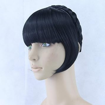 Amazon Com 8 Colors Synthetic Hair Fringe Black Blonde Hair