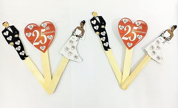 Anniversary Theme Tambola Tickets