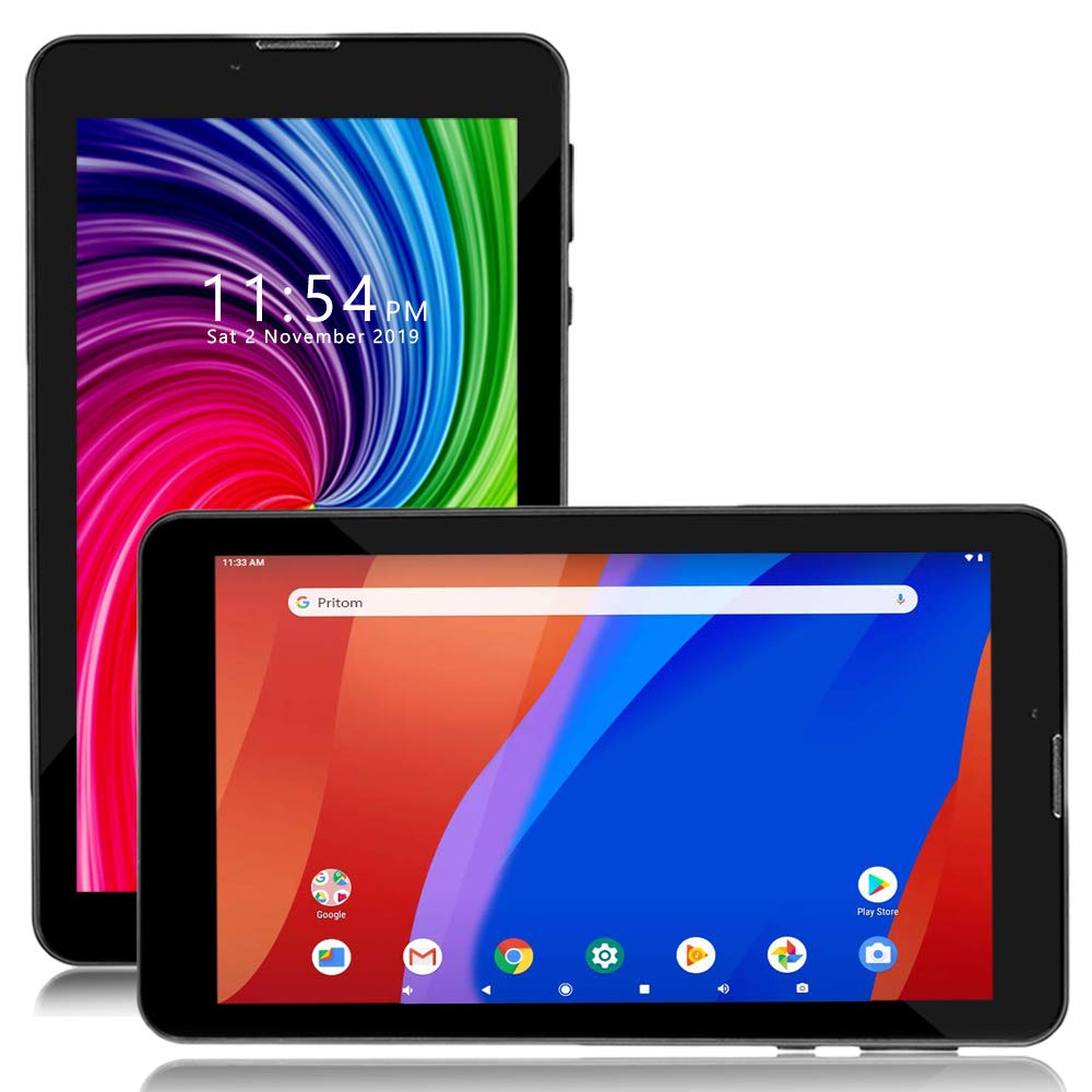 Indigi 7.0-inch Android 9.0 DualCore 4G GSM Unlocked, GPS Smartphone AT&T Straight Talk Google Play 