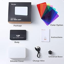 VIJIM VL120 LED on Camera Video Light,Mini Bi-Color