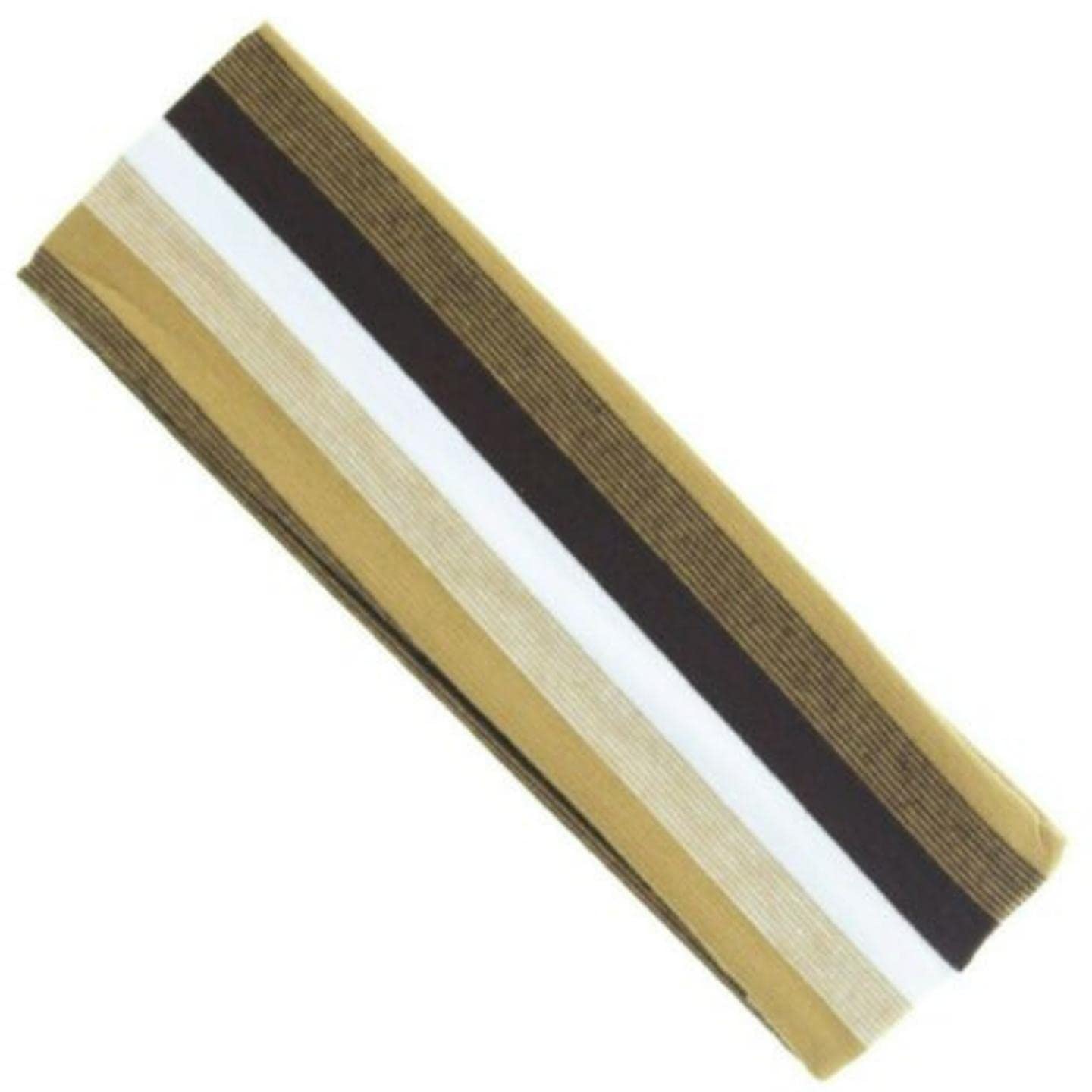Topkids Accessories Yoga Headband Head Band Kylie Hairband Hair Band Hair Bandeau Stretchy Elastic Gym Sports Fabric For Women, Men and Boys, Girls (7cm / 2.7", Brown Striped)