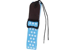 Generic Adjustable Cotton Ukulele Strap with Leather Head for Comfortable Playing