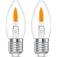HEWA-Tech B11 LED Flame Light Bulb, 2 Modes Flickering Light Bulb,2W 1800K 40lm E26 Chandelier Base Candle Fire Light Bulb for Halloween Christmas Party Porch Indoor & Outdoor Home Decoration(2pack)