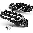 NICECNC Black Horizontal Angle Flat Footpegs Rally Style Wide Compatible with KTM 390 Adventure 2020 2021 2022 2023,6061 Aluminum,Anodized,CNC-machined,390 Adventure Accessories