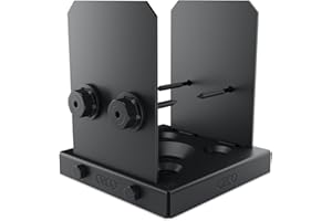 Ozco Ironwood Lite 6x6 Post Base Kit, Includes 1 Post Base Plate, 4 Decorative Plates, 8 Hex Cap Nuts, OWT Timber Screws, Galvanized Steel for Pergolas | 52108