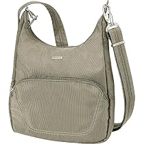 Travelon Anti-Theft Cross-Body Bag, Stone