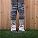 VIGVOG High Knee Legging Boot Socks Long Knitted Snowflake Deer Knitted Warm Long Leg Warmers (Black&Green) One Size